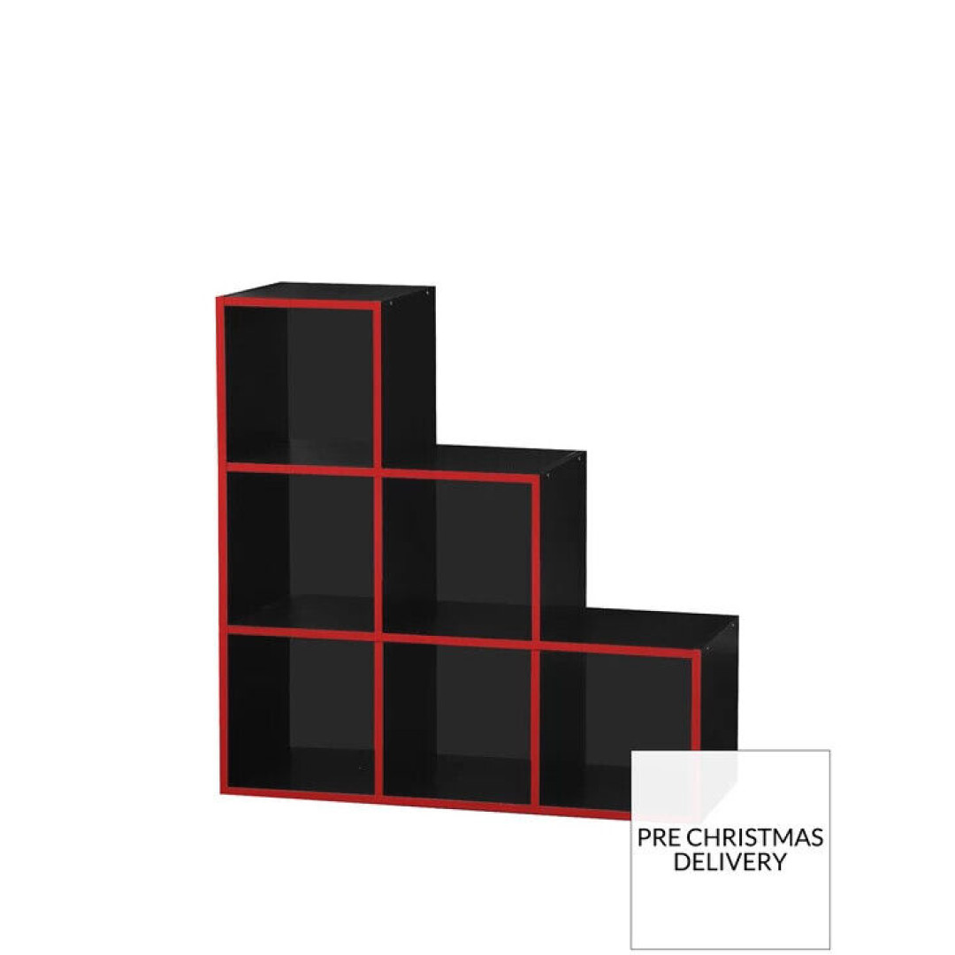 Lloyd Pascal Virtuoso 6 Cube Step Storage with Red Edging