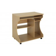 Computer Office Desk - Beech Effect