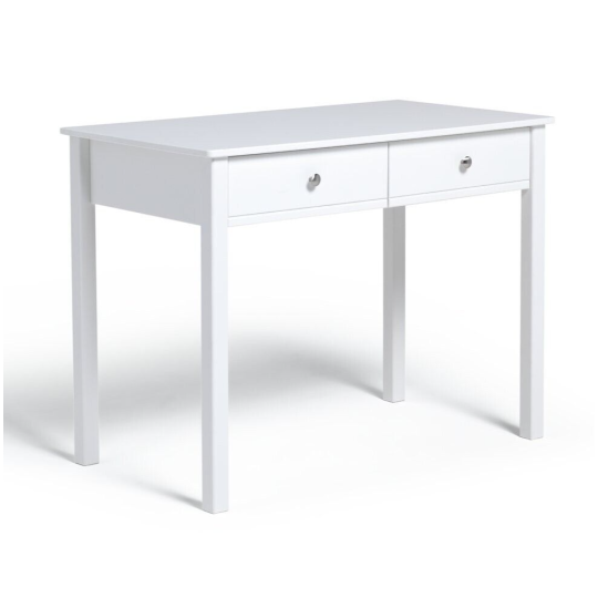 Brooklyn 2 Drawer Desk - White ( B Grade 20649 )