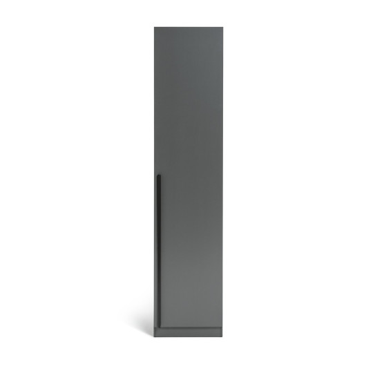 Munich 1 Door Wardrobe - Anthracite | Modern Minimalist Aesthetic