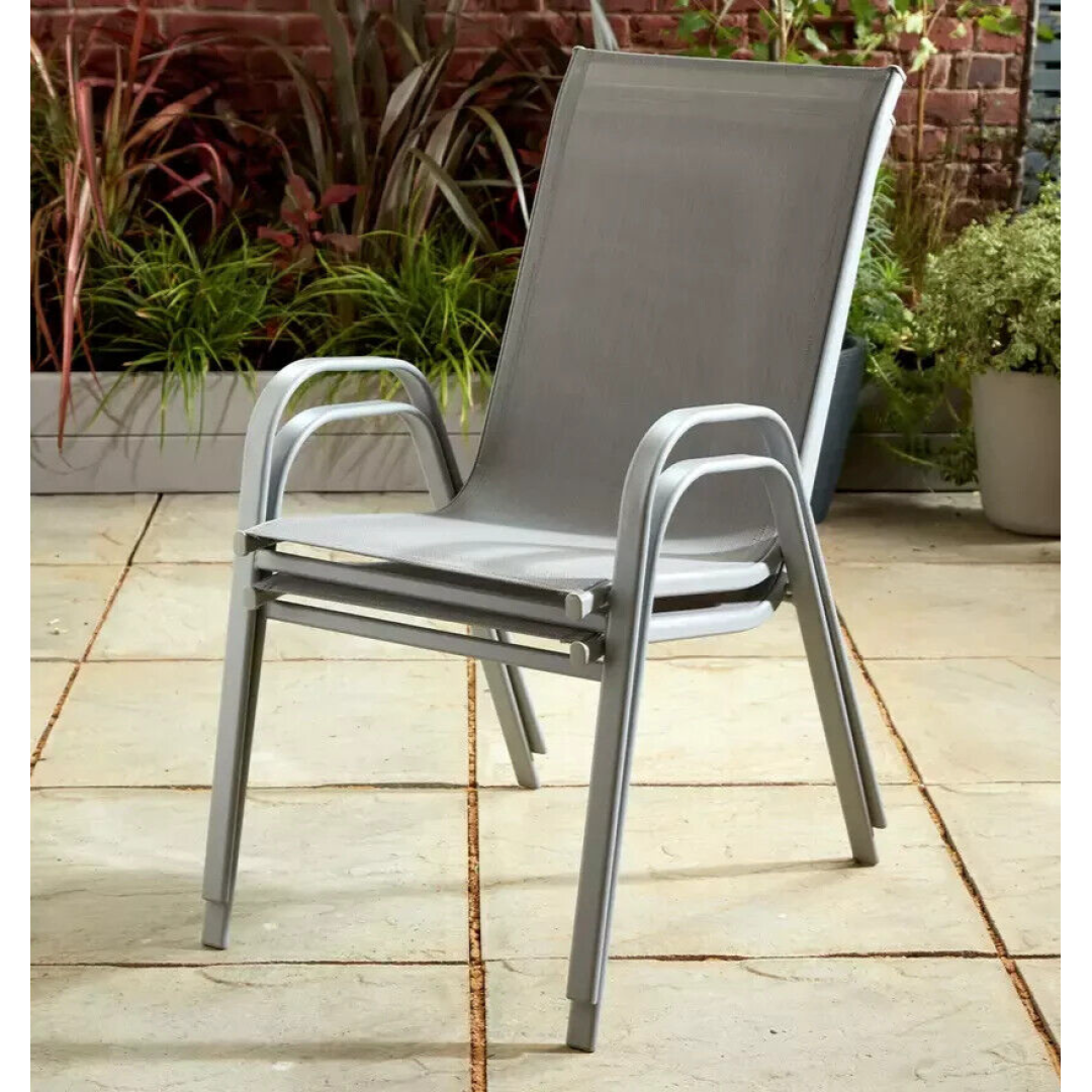 Sicily 4 seater metal patio set discount