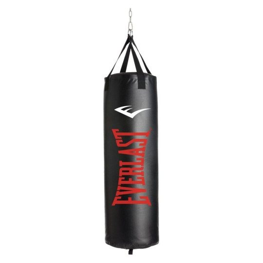 Everlast Nevertear PU 5ft Punch Bag - Red