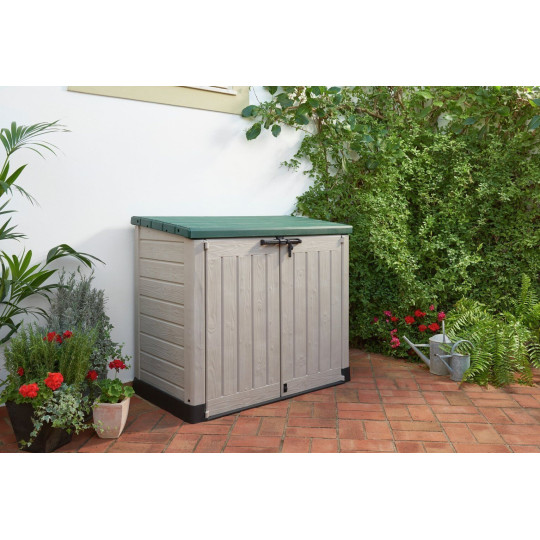Keter Store It Out Max 1200L Storage Box - Beige/Green
