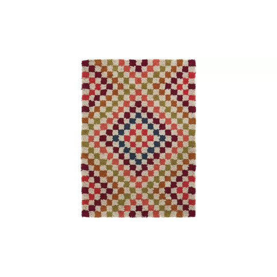 Folktale Tufted Flatweave Wool Rug Multi - 160x230cm