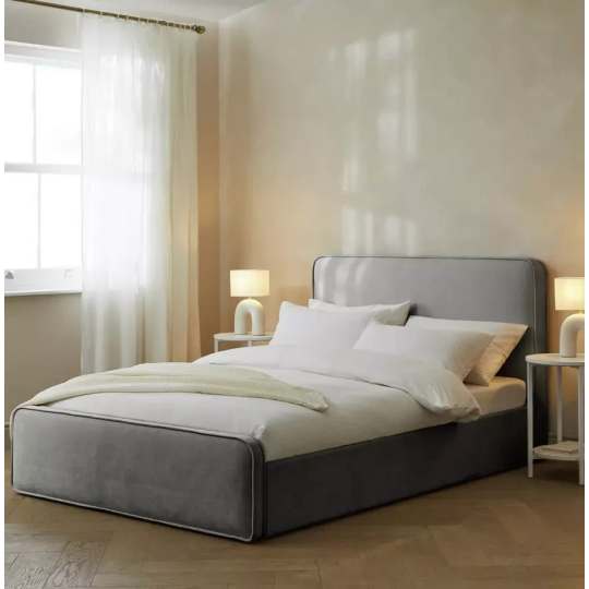 Ruxley Kingsize End Drawer Storage Bed - Grey | Stylish Sleep Space