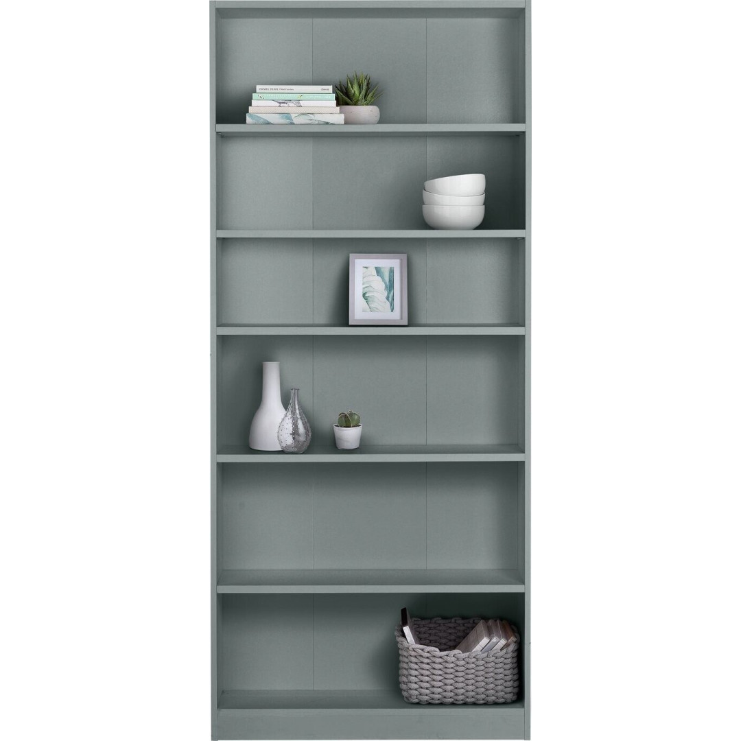 Maine Deep Bookcase - Grey