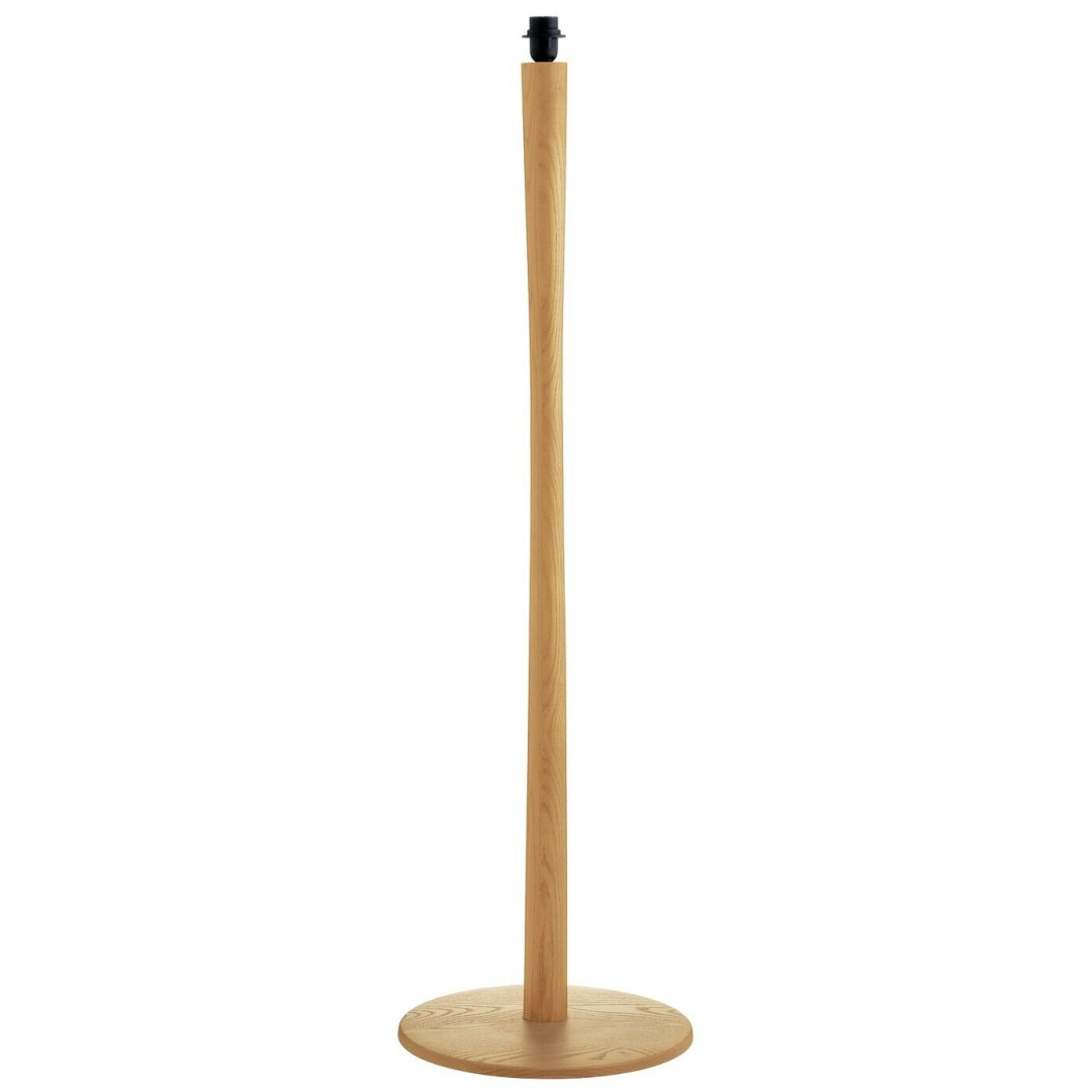 Pole Floor Lamp Base Only - Oak