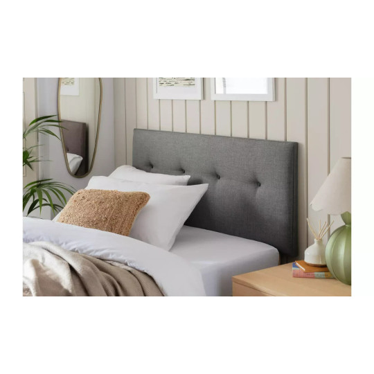 Airsprung Dalham Grey Headboard - Double