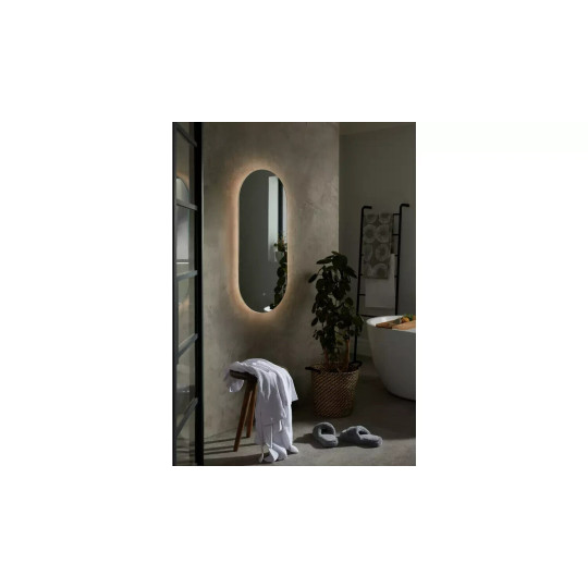 Large Vertical Backlight LED Mirror - White