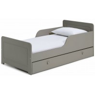 Brooklyn Toddler Bed With Drawer - Grey