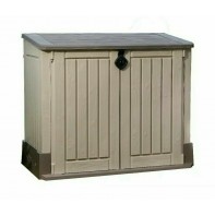 Keter Store It Out Midi 880L Garden Storage Box-Beige Brown