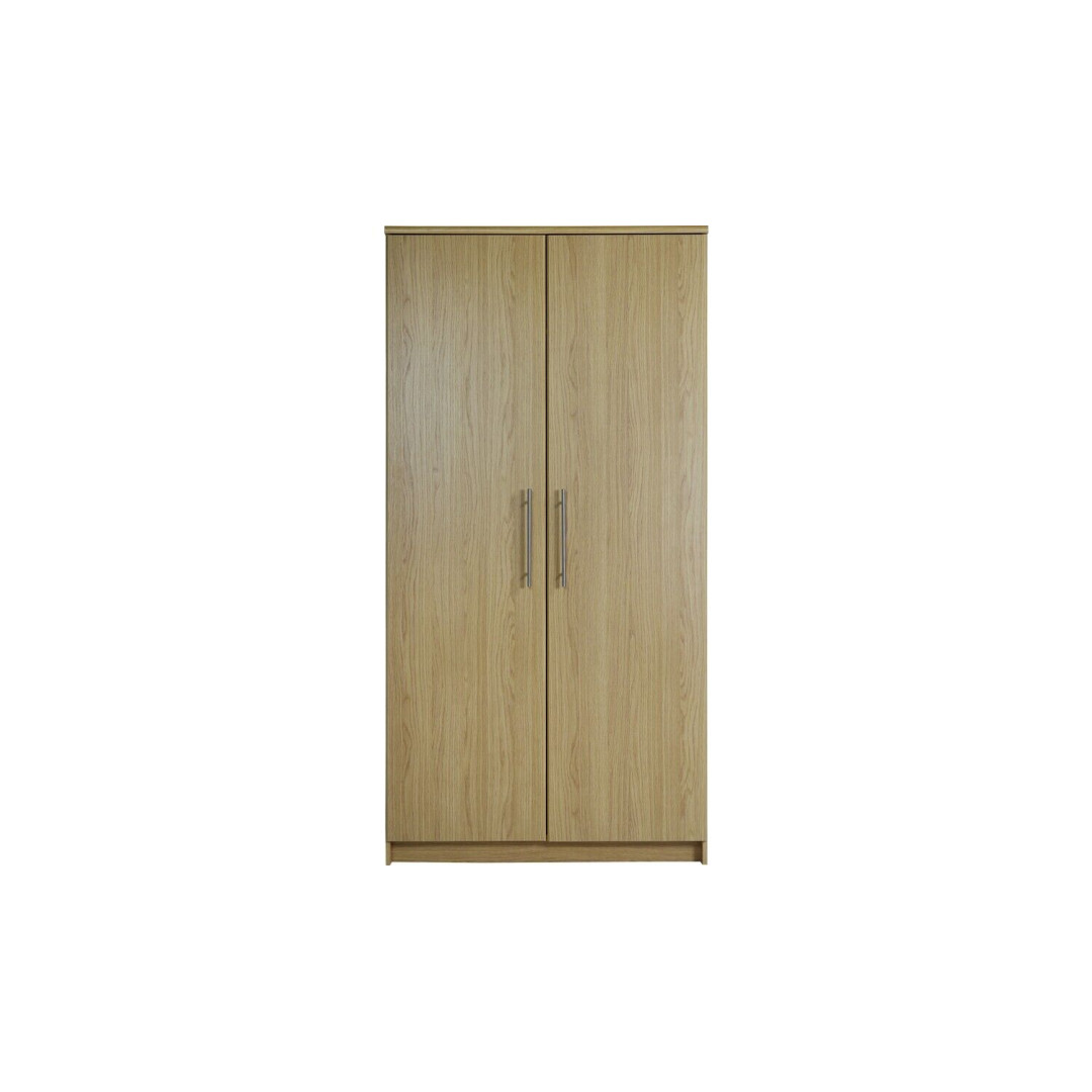 Normandy 2 Door Wardrobe - Oak Effect
