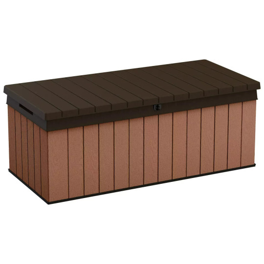 Keter Darwin 380L Outdoor Garden Storage Box - Brown