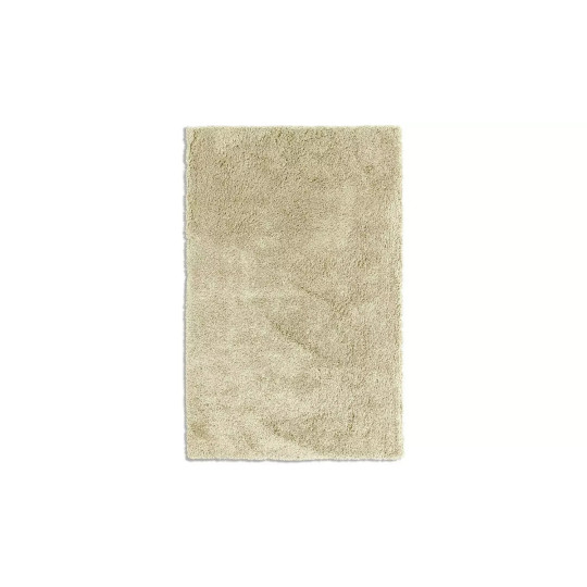 Noodle Shaggy Plain Rug - Cream - 160x230cm