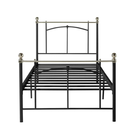 Yani Single Metal Bed Frame - Black