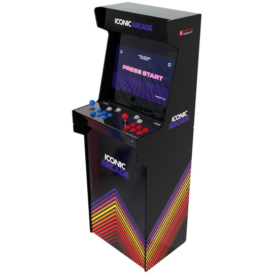 Iconic Arcade Three-In-One Cabinet with Wi-Fi & Bluetooth