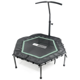Pro Fitness Gym Trampoline | Indoor Mini Exercise Rebounder Cardio Workout Tool