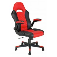 Home Raptor Faux Leather Ergonomic Gaming Chair - Red