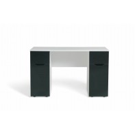 Pob Double Pedestal Desk - Black
