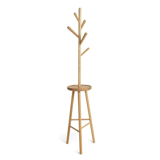 60 Twiggy Wooden Coat Stand - Oak