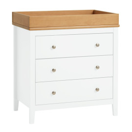 Cuggl Canterbury Nursery 3 Drawer Chest - White | 3 drawer baby dresser Cuggl Canterbury Nursery 3 Drawer Chest - White | 3 drawer baby dresser