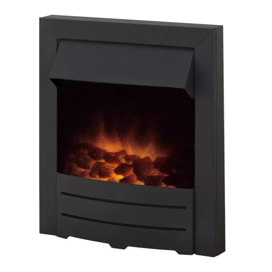 Adam Colorado 2kW Electric Inset Fire - Black