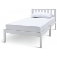 Ronnie Single Bed Frame - White ( B Grade 9073 )