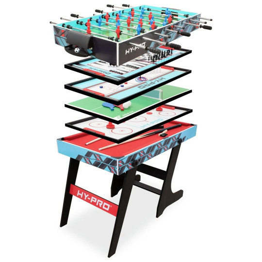 Hy-Pro 4ft 12 In 1 Folding Multi Game Table