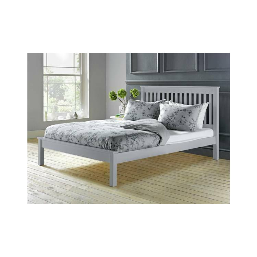 Home Aspley Small Double Bed Frame - Grey