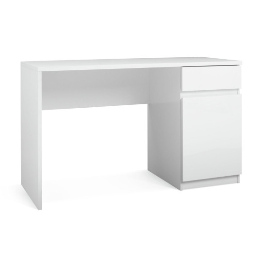 Jenson 1 Drawer Office Desk - White ( B Grade 33286 - 33287 )