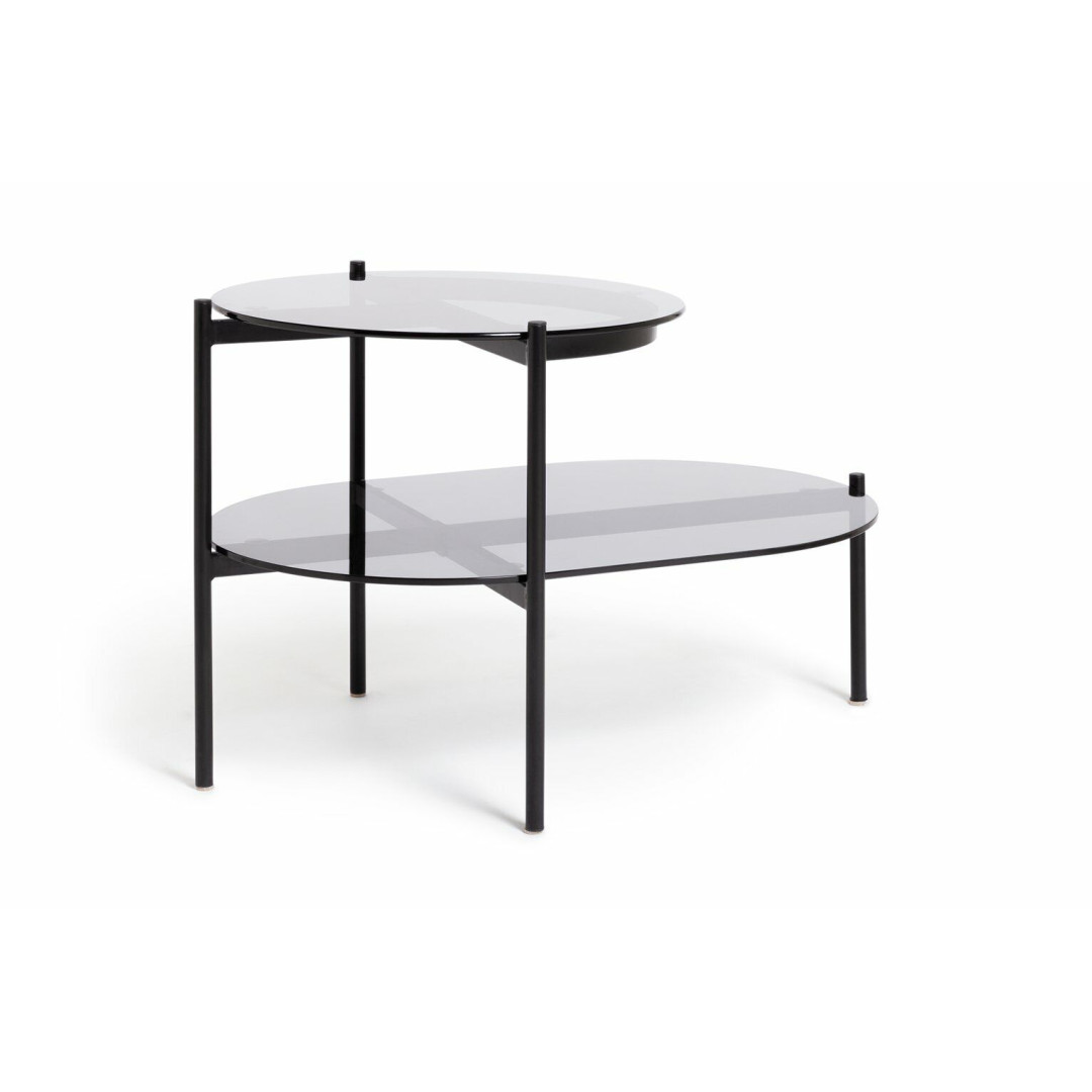 Neo Tiered Side Table - Black