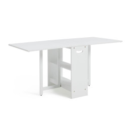 Toby Folding 4 Seater Dining Table - White