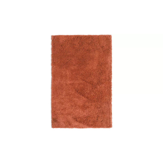 Noodle Shaggy Plain Rug - Terracotta - 160x230cm