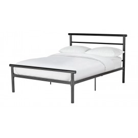 Avalon Double Metal Bed Frame - Black