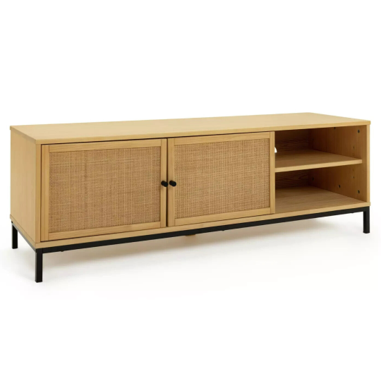 Elaina 2 Door TV Unit - Pine