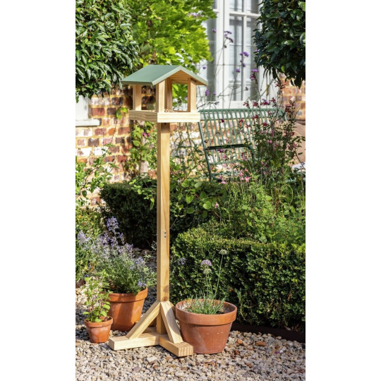 Wooden Bird Feeding Table