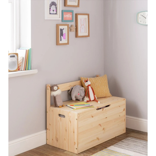 Kids Scandinavia Extra Large Toy Box - Pine