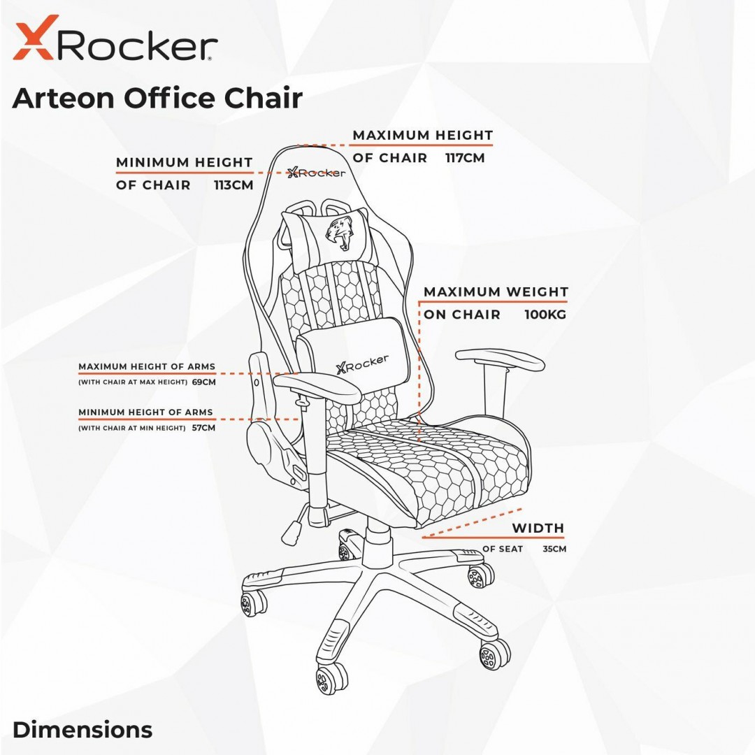 arteon x rocker junior gaming chair