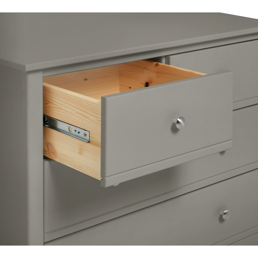 Brooklyn 4 Drawer Chest- Grey | Grey dresser