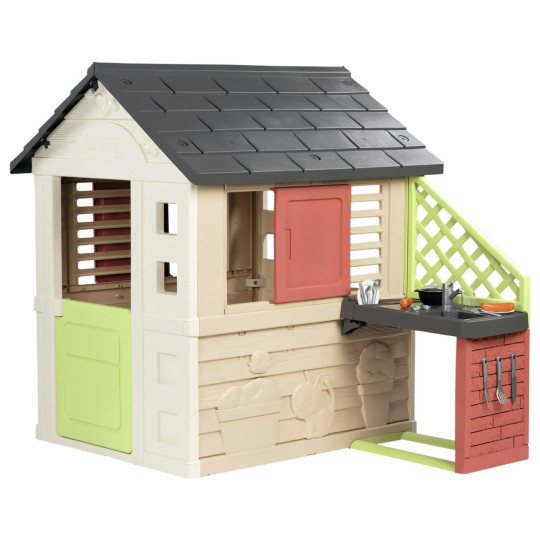 Smoby Nature Playhouse and Kitchen | Playhouse with Kitchen
