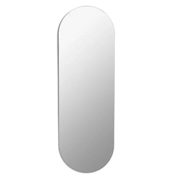 Frameless Pill Shaped Wall Mirror - 50x150cm