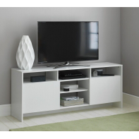 Turin 2 Door Extra Large TV Unit - White