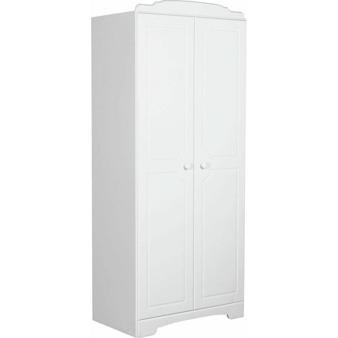 Nordic 2 Door Wardrobe - Soft White