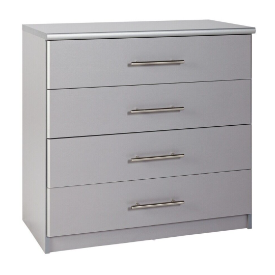 Normandy 4 Drawer Chest - Grey ( B Grade 40900 )