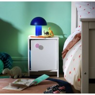  Kids Juno Bedside Table - White 