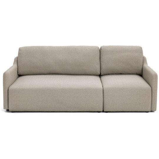 Stanley Fabric 3 Seater Sofa Bed - Natural | Sofa Bed's Smart Design