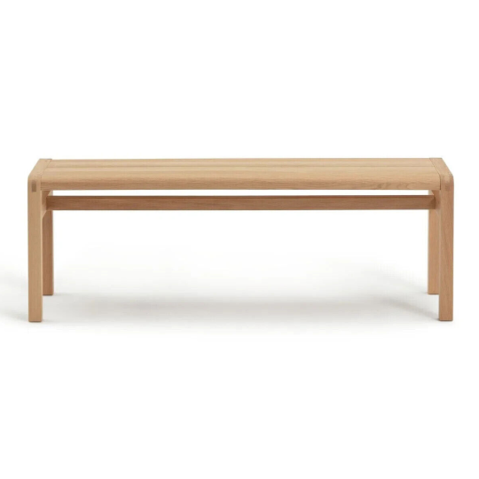 Radius 4 Seater Solid Oak Dining Bench - 180cm