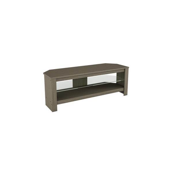 AVF Calibre TV Stand With Storage Up to 55 Inch 115cm - Grey Wood Effect TV Unit