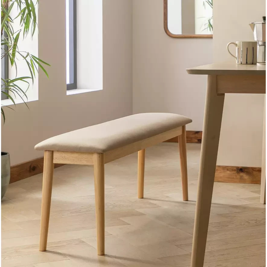 Skandi Wooden Dining Bench Oak | Modern Dining Room Bench Furniture Skandi Wooden Dining Bench Oak | Modern Dining Room Bench Furniture