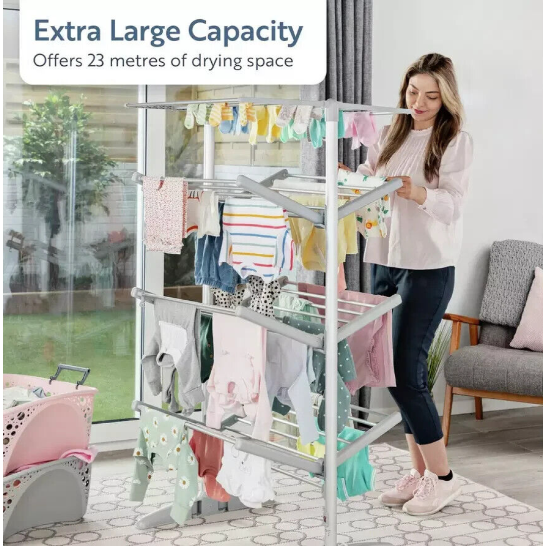 Indoor Clothes Minky Heated Clothes Airer Minky Sure Dri 23m Tier